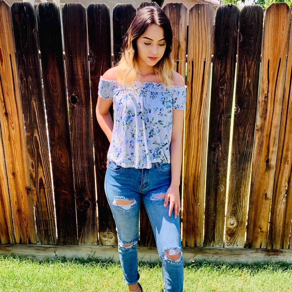 Off the shoulder top